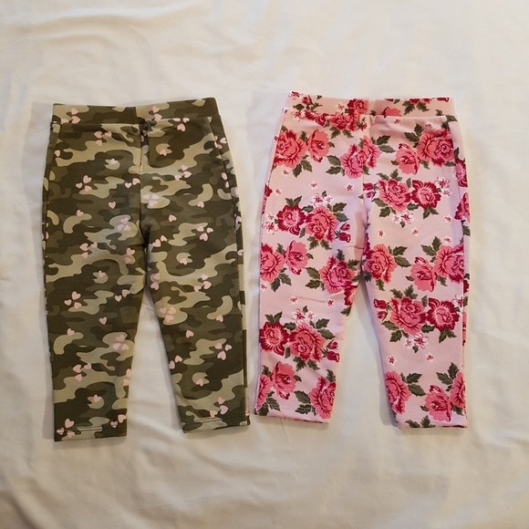 Garanimals girls 12 months pull on pants, 2 pairs new - Picture 5 of 5
